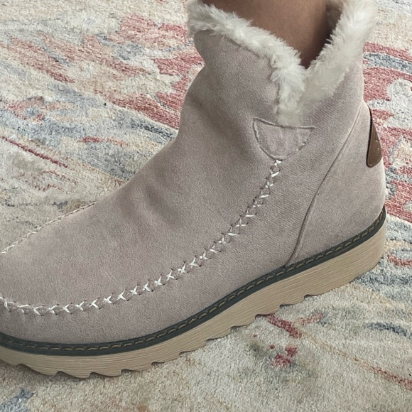 Tinstree Classic Non-Slip Ankle Snow Booties Warm Fur Lining Boots - Picture 7 of 7